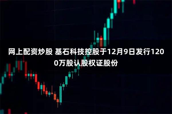 网上配资炒股 基石科技控股于12月9日发行1200万股认股权证股份